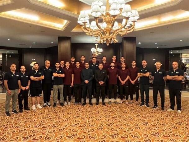 بسکتبال جوانان قهرمانی آسیا| حضور رئیس فدراسیون در جمع بسکتبالیست های جوان