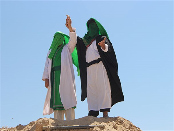 بازسازی «واقعه تاریخی غدیر» در ابرکوه + عکس