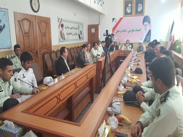 مراسم تودیع و معارفه فرمانده نیروی انتظامی ثلاث باباجانی برگزار شد