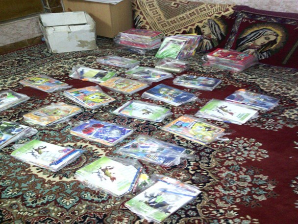 اهدای ۸۰ بسته نوشت افزاری به دانش آموزان بی بضاعت در روستای جنت آباد رشتخوار