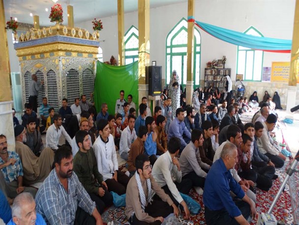 جشن عید غدیر در امامزاده محمدبن حسن (ع) الیگودرز برگزار شد