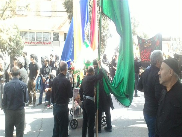 حسین رنگ غمش فرق می‌کند»/همدان در سوگ دردانه زهرا (س)