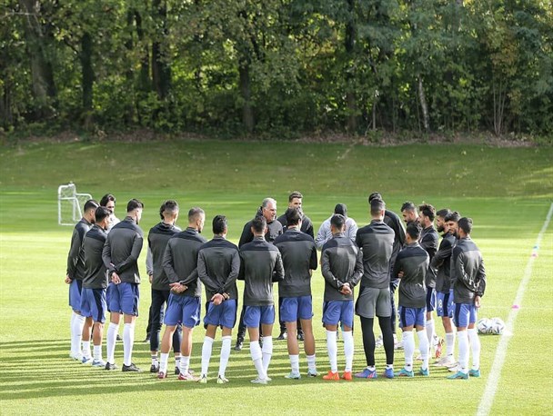 دومین تمرین تیم ملی فوتبال در کمپ اتریش برگزار شد