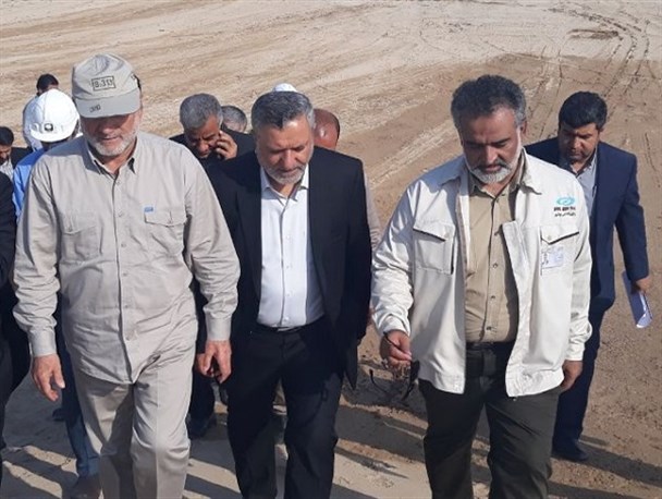 بازدید معاون رئیس جمهور از پروژه آبشیرین‌کن نیروگاه اتمی بوشهر