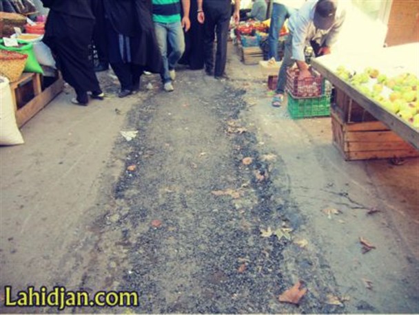 شلوغ ترین کوچه لاهیجان آسفالت شد