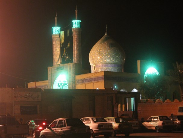 سوگواری شب هفتم محرم در جوار حرم امامزاده سید حسن(ع) مهران +تصاویر
