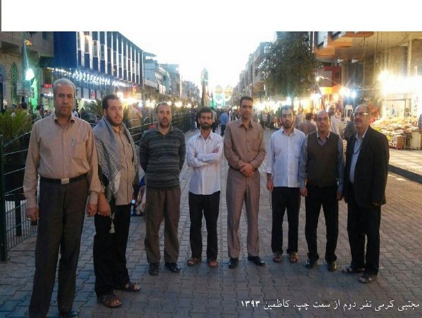 عکسی دیده نشده از شهید مدافع حرم در کاظمین
