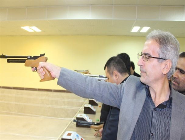 حواشی تصویری افتتاح سالن مجهز تیراندازی با تفنگ بادی غرب گلستان
