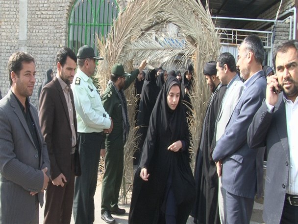 120 دانش‌آموزان دختر شهرستان گرمه به مناطق عملیاتی اعزام شدند / تصاویر