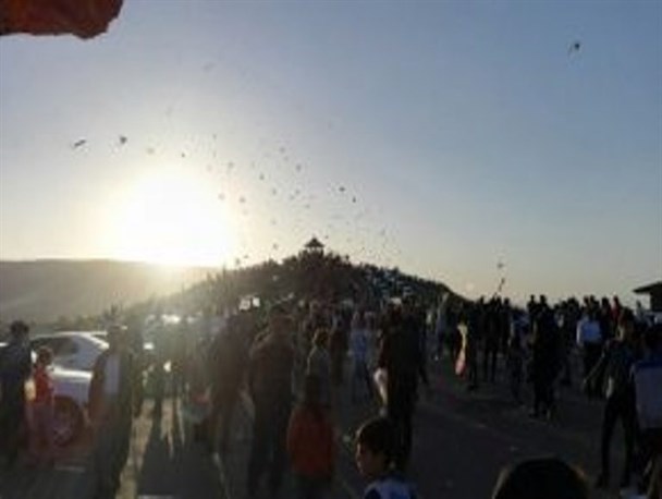پرواز بادبادک ها بر اسمان بوکان