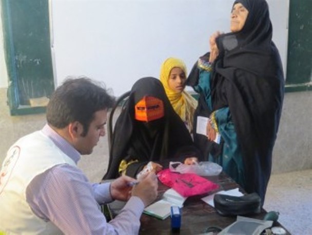 برگزاری اردوی جهادی تیم پزشکی میناب در روستای کلاهی