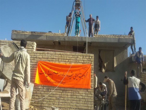 ساخت مسکن برای خانواده های بی بضاعت در پاسارگاد