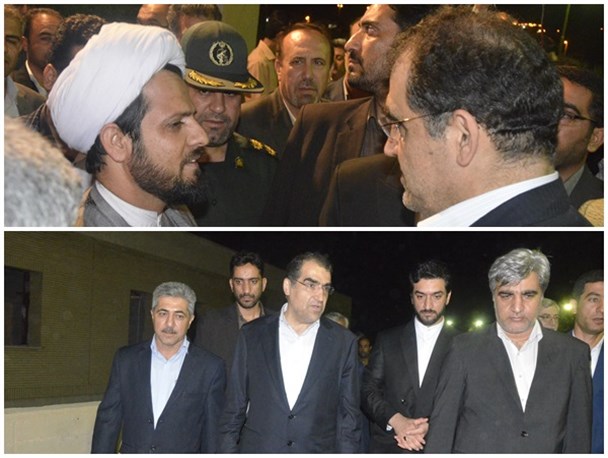 وزیر بهداشت از بیمارستان امام حسین(ع) اهرم بازدید کرد+ تصاویر