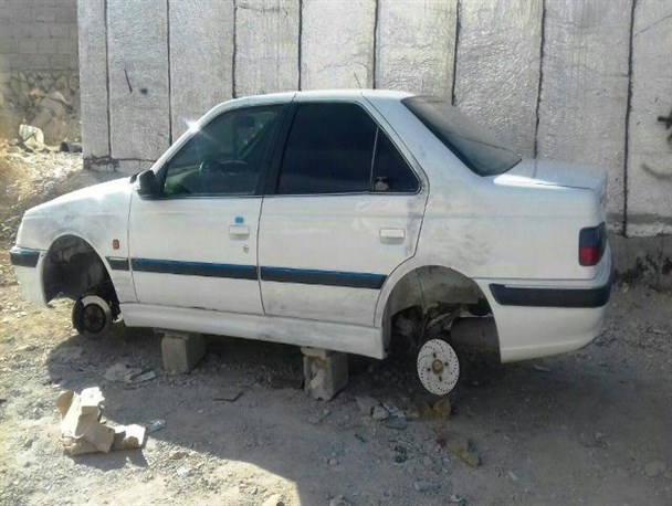 جالب ترین نوع سرقت از خودرو در یاسوج +تصاویر