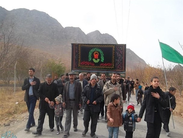 مراسم سوگواری شهادت امام رضا(ع) در عسگران تیران/ تصاویر