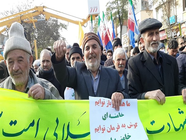 راهپیمایی حمایت از مواضع رهبری و امنیت و اقتدار در اردبیل +تصاویر