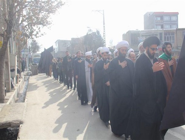 تویسرکان در سالروز شهادت امام حسن عسکری (ع) عزادار شد+تصاویر