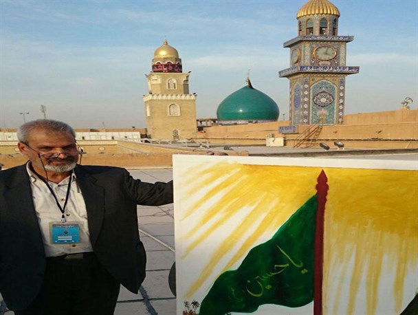الهامات امام حسین(ع) در عراق معجزه بود/ اگر میراث فرهنگی کمک کند می توانم چهلستون قرن بیست و یکم را پدید آورم/ نقش نگارگری موزه ای در اقتصاد مقاومتی