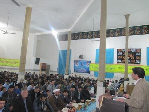 برگزاری محفل دانش آموزی تلاوت نور درشهرستان درمیان