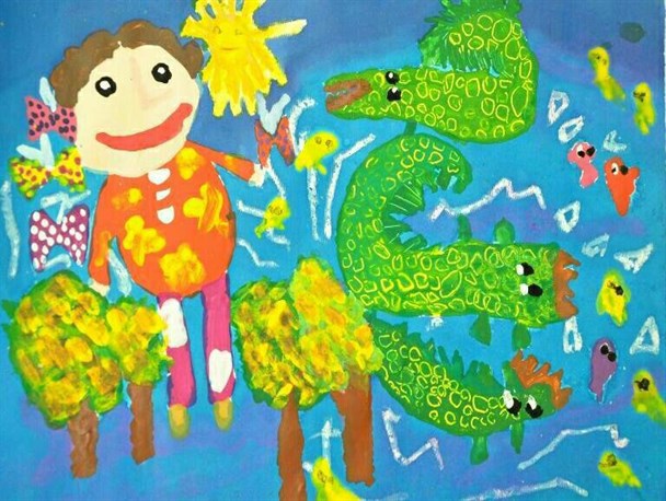 درخشش کودک طبسی در مسابقات هنرهای تجسمی فرانسه