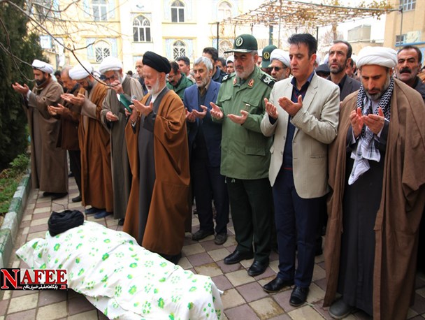 پیکر سیدابوالقاسم حسینی‌پناه تشییع شد