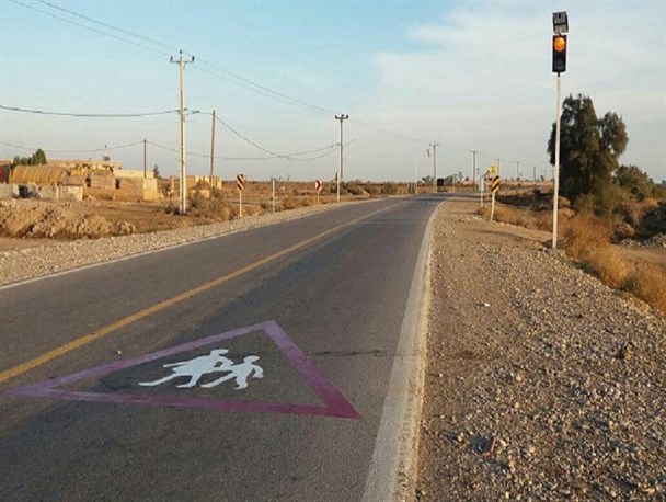طرح ایمن سازی تردد دانش آموزان مدارس حاشیه جاده روستای بردیه کوچک