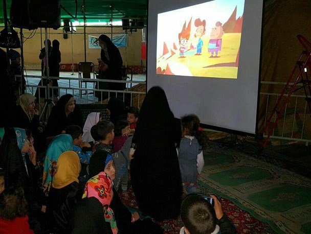 اکران انیمیشن های جشنواره فیلم عمار در مشکین دشت