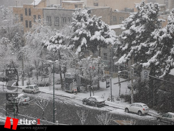 لباس عروس زمستان بر تن کلانشهر کرج