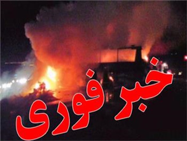 2کشته در تصادف شدید محور اهواز-هفتکل/ پژوی ۴۰۵ کامل در آتش سوخت