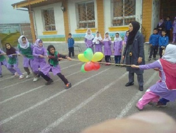 المپیادورزشی درون مدرسه ای در سنگر برگزار شد+تصاویر