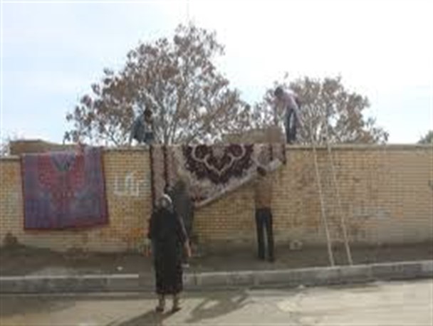 خانه تکانی یکی از رسوم سنتی در خمین