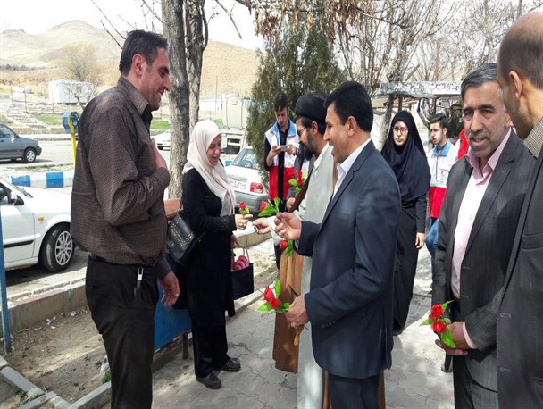 مراسم استقبال از مسافران نوروزی سال ۹۷+تصاویر