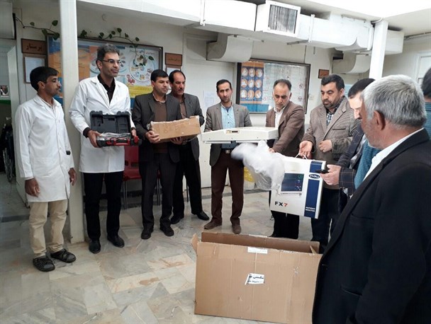 مرکز بهداشتی درمانی شهر حسن آباد تجهیز شد