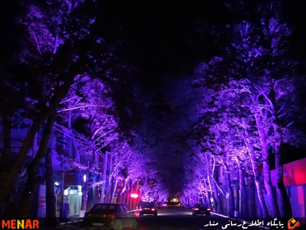 نورپردازی خیابان شهدا؛ گامی در جهت زیبایی بصری+تصاویر
