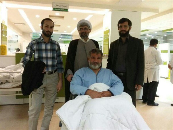 مدافع حرم میاندورودی در بیمارستان بستری شد