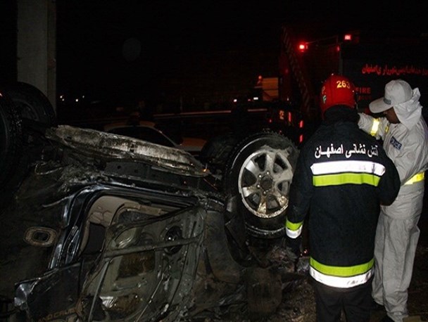 سرعت غیرمجاز جان سه جوان را گرفت+ تصاویر
