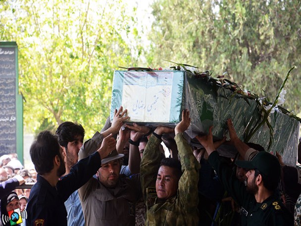 بازگشت پیکر مطهر شهید رضایی به آغوش خانواده + تصاویر