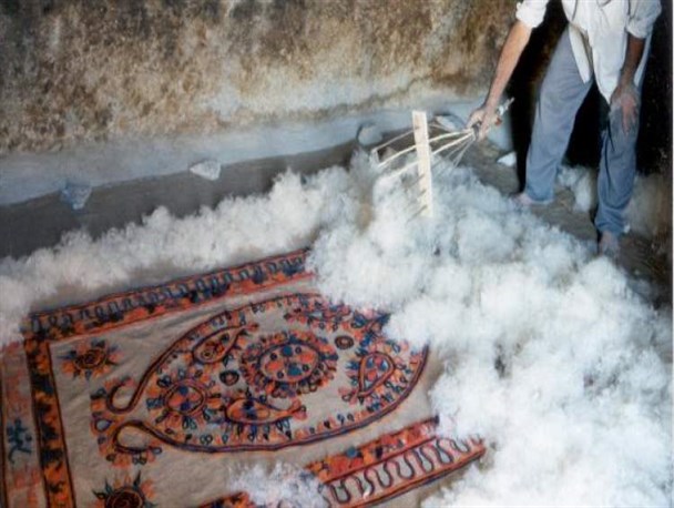 هنرنمایی 500 هنرمند نمد مال در چهارمحال و بختیاری