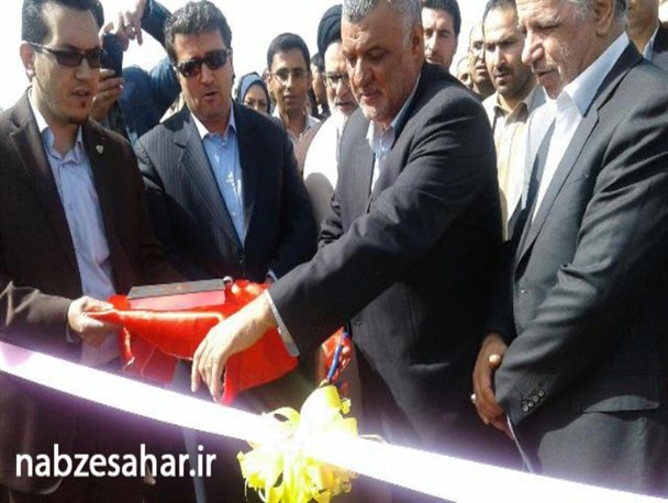 پروژه آبیاری تحت فشار 71 هکتاری خرمدره افتتاح شد