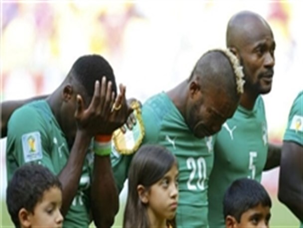 دلیل گریه بازیکن ساحل عاج هنگام سرود ملی