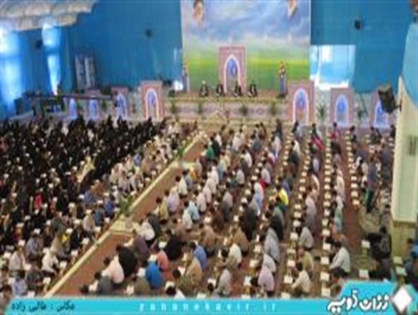 مراسم ترتیل‌خوانی قرآن کریم در حسینه ثارالله کرمان