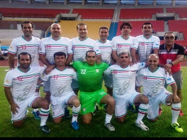عنوان سومی مسابقات فوتبال پیشکسوتان جهان به تیم ملی ایران رسید + تصاویر