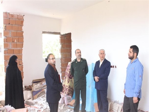 فرماندار قائمشهر از روند ساخت خانه محرومین توسط بسیج سازندگی بازدید کرد+تصاویر