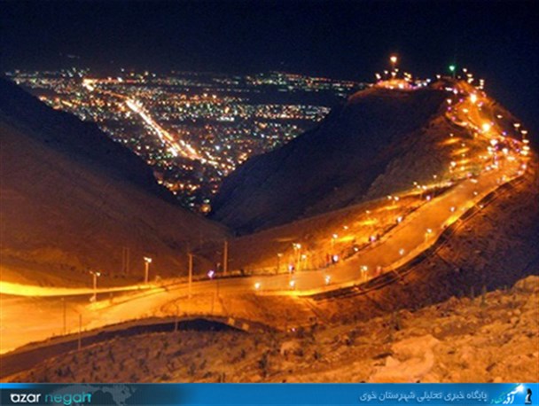 اسراف هزاران کیلووات برق در یکی از تفرجگاههای خوی