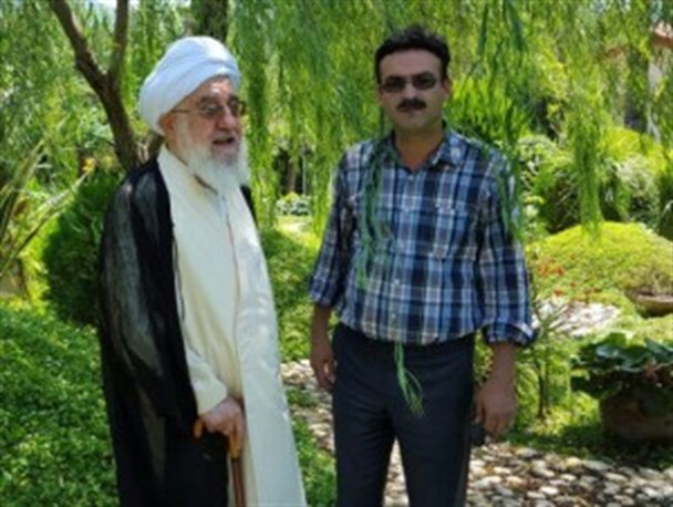 آیت الله قربانی درمزرعه قوهای لاهیجان+عکس