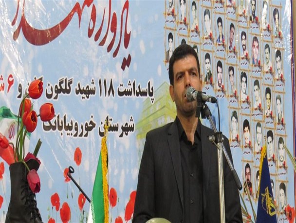 ایثار،رشادت و جانبازی در فرهنگ شهادت معنا می شود