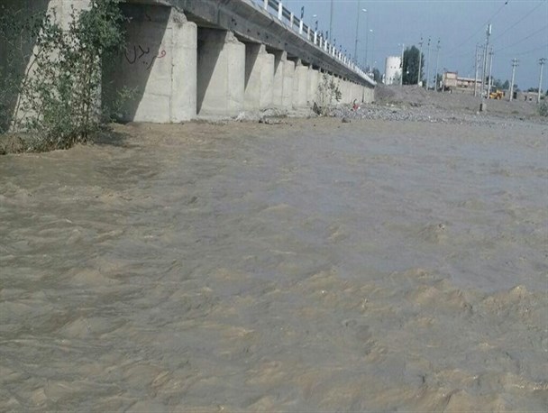 خروش دوباره آب در دل رودخانه خشکیده سرباز/ 5.5 میلیون مترمکعب آب پشت سدهای استان ذخیره شد