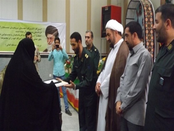 تجلیل از برترین های بسیج در جشنواره مالک اشتر شهرستان ملکان+تصاویر