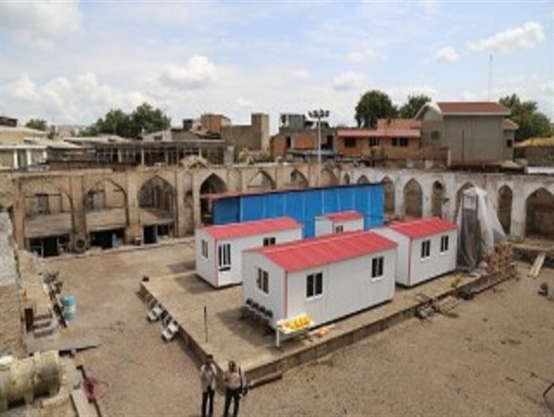 پیگیری روند بازسازی مسجد جامع ساری+فیلم