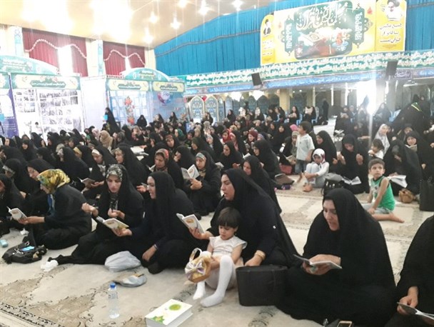 طنین دلنشین دعای عرفه در مساجد و حسینیه های کهگیلویه و بویراحمد+تصاویر